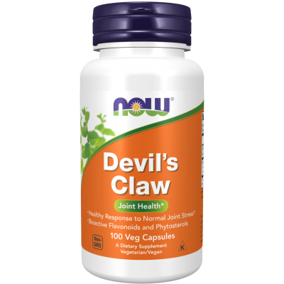 Devil's Claw (Czarci Pazur) 100 kapsułek Now Foods - 733739046505.jpg