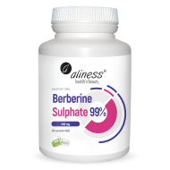 Berberine Sulphate 99% 400mg x 60 vege caps. Aliness  - 5902020901396.jpg
