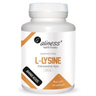 L-Lysine (chlorowodorek) 500 mg x 100 Vege caps. Aliness  - 5903242580802.jpg