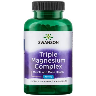 Triple Magnesium Complex 400mg 100kaps Swanson  - 087614018089.jpg