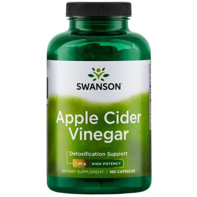Apple Cider Vinegar (Ocet jabłkowy) 625mg 180kaps Swanson - 087614022925.jpg