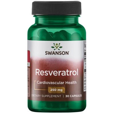 Resveratrol 250mg 30kaps Swanson  - 087614025308.jpg
