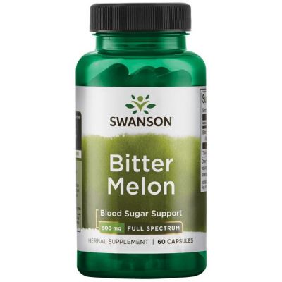 Full Spectrum Bitter Melon 500mg 60kaps Swanson  - 087614111612.jpg