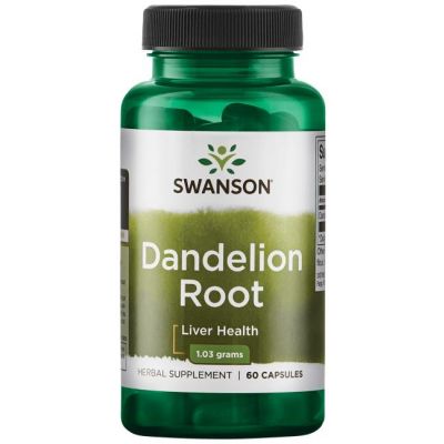 Dandelion Root (Mniszek Lekarski) 515mg 60kaps Swanson - 087614113364.jpg