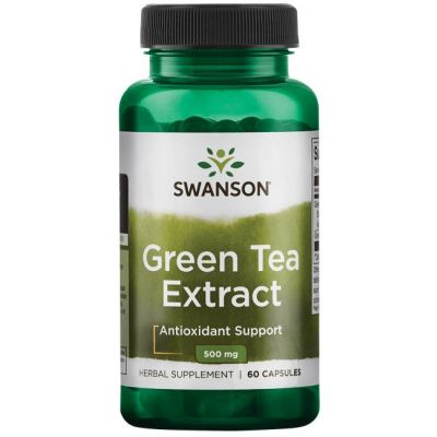 Green Tea Extract (Ekstrakt z Zielonej Herbaty) 500mg 60kaps Swanson - 087614140995.jpg