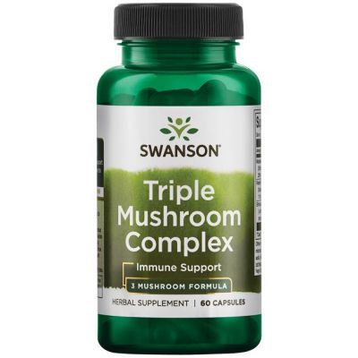 Triple Mushroom Standaryzowany 60kaps Swanson  - 087614141688.jpg
