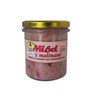 Miód z Malinami 440g Bałon - 22563682.jpg