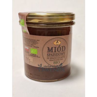 Miód Spadziowy ze Spadzi Jodłowej BIO 440g Bałon Eko  - 2256617.jpg