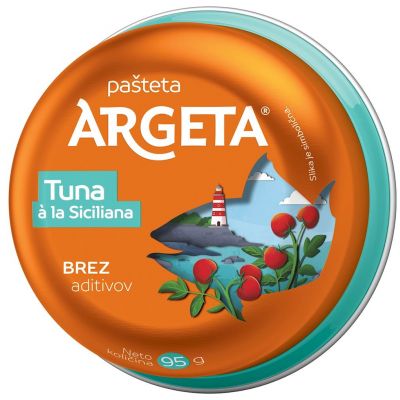 Pasta z Tuńczyka Siciliana Bezglutenowa 95g Argeta - 3838471015868.jpg