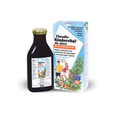 Floradix Kindervital dla dzieci Nowa Formuła 250ml  - 4004148338854.jpg