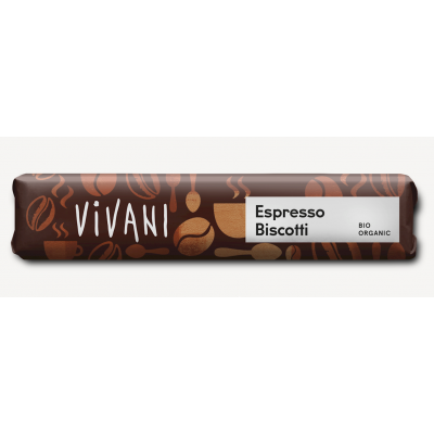 Baton z Mlecznej Czekolady z Nadzieniem Espresso i Kawałkami Wafli BIO 40g Vivani - 4044889004502.jpg