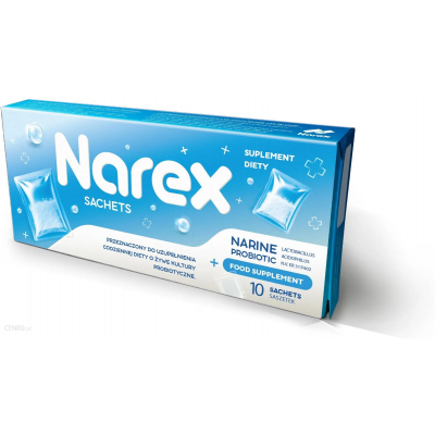 Narex Sachets - Probiotyk Narine - 200mg - 10 saszetek - 4850002160129.jpg
