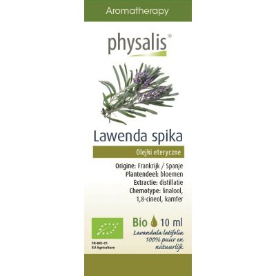 Olejek Eteryczny Lawenda Szerokolistna BIO 10ml Physalis - 5412360018734.jpg