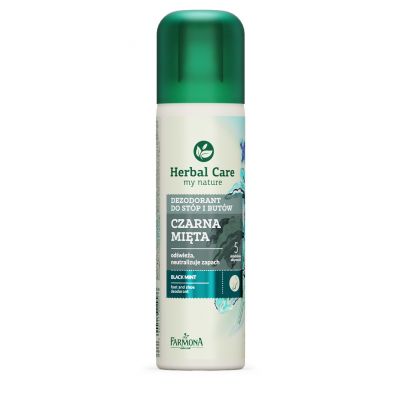 Herbal Care Dezodorant do stóp Czarna mieta150ml Farmona - 5900117002957.jpg