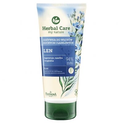 Herbal Care Odżywka do włosów cienkich i delikatnych Lniana 200ml Farmona - 5900117099124.jpg