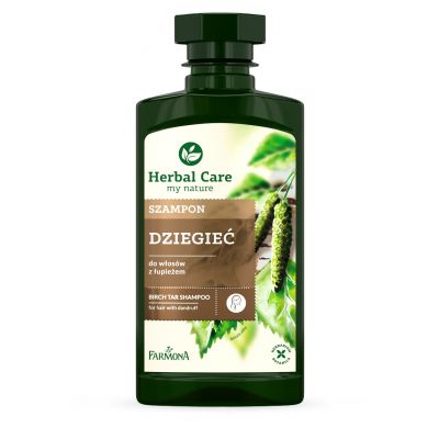 Herbal Care Szampon do włosów z łupieżem Dziegieć 330ml - 5900117603499.jpg