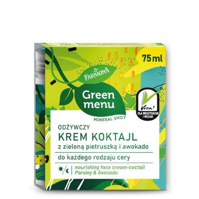 Green Menu Krem Koktajl z Zieloną Pietruszką i Awokado 75ml Farmona - 5900117974728.jpg