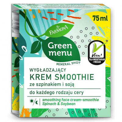 Green Menu Krem Smoothie ze Szpinakiem i Soją 75ml Farmona - 5900117974742.jpg