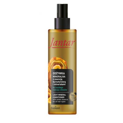 Lekka odżywka mineralna z esencją bursztynową i minerałami do każdego rodzaju włosów 200ml Jantar Farmona   - 5900117982907.jpg