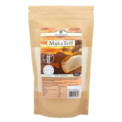 Mąka TEFF bezglutenowa 500g Pięć Przemian - 5900652816828.jpg