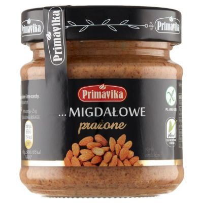 Pasta z Prażonych Migdałów Bezglutenowa 185g Primavika - 5900672300857.jpg