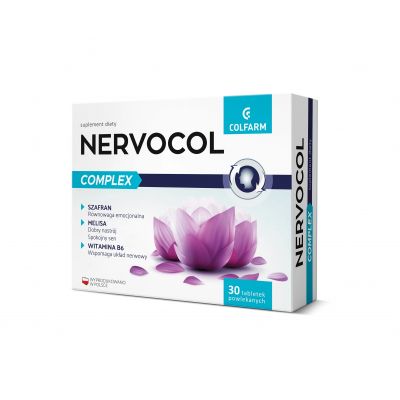 Nervocol Complex 30 tabletek Colfarm  - 5901130354948.jpg