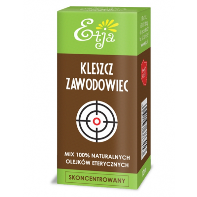 Kleszcz Zawodowiec- mix 100% naturalnych olejków 10ml Etja - 5901138386453.jpg