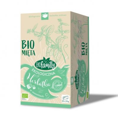 Mięta Herbatka owocowa ekologiczna ekspresowa 20x1,75g EkoFamilly - 5901483086701.jpg