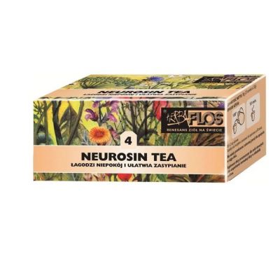 Neurosin Tea Nr 4 Herbatka łagodząca niepokój i ułatwianie zasypiania 20x2g Herba Flos  - 5901549598346.jpg