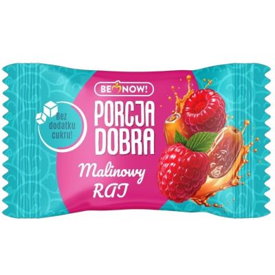 Przekąska Daktylowo - Malinowa Bez Dodatku Cukrów 20g Porcja Dobra - 5901597385905.jpg