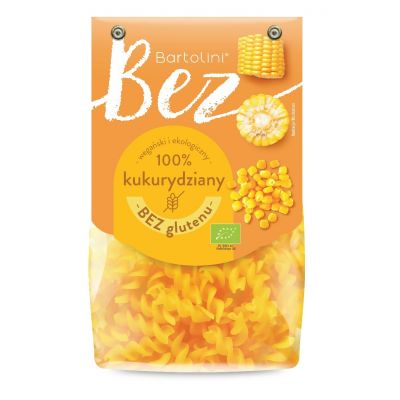 Makaron (Kukurydziany) Świderki Bezglutenowy BIO 250g Bartolini - 5901902004590.jpg