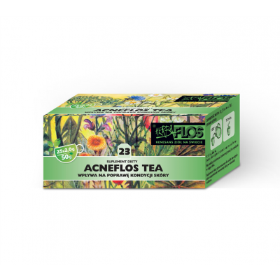 Acneflos Tea Nr 23 Herbata wspierająca prawidlowe funkcjonowanie skóry 20x2g Herba Flos - 5902020822745.jpg