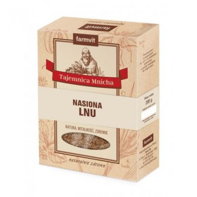 Len brązowy nasiona 200g Farmvit - 5902115940644.jpg