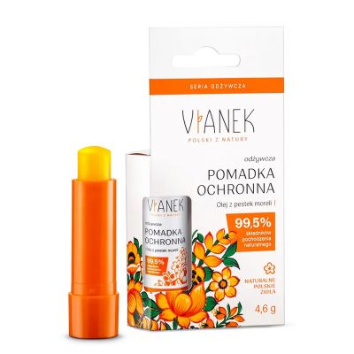 Vianek Pomadka odżywcza z olejem  pestek moreli 4,6g Sylveco - 5902249011159.jpg