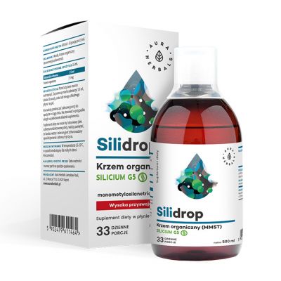 Silidrop Krzem organiczny MMST Silicum G5® 500ml Aura herbals - 5902479611464.jpg