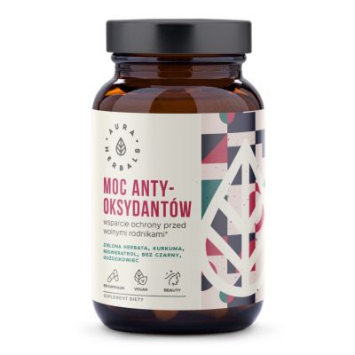 Moc Antyoksydantów 60 kapsułek Aura Herbals  - 5902479613307.jpg