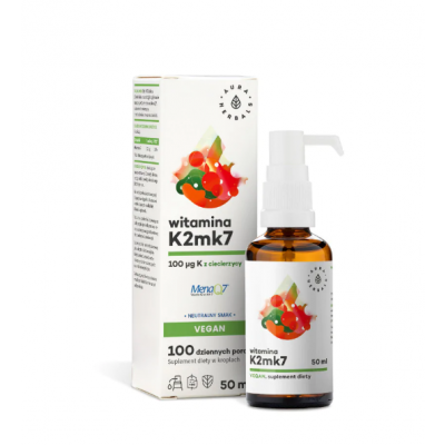 Witamina K2 100 mcg Vegan krople 50ml Aura Herbals - 5902479613420.jpg