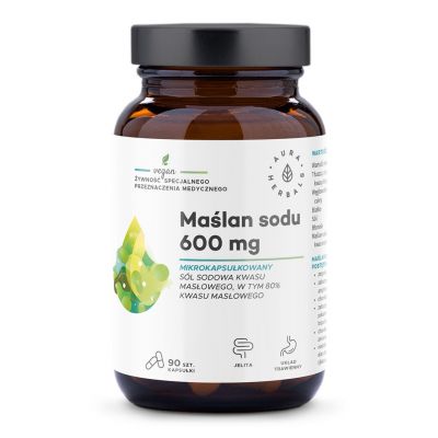 Maślan sodu mikrokapsułkowany 90 kapsułek Aura Herbals - 5902479613963.jpg