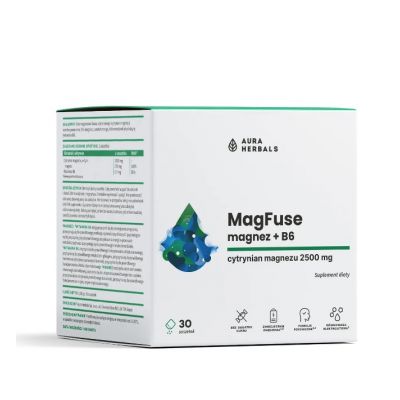 MagFuse Magnez + B6 30 saszetek Aura Herbals - 5902479614809.jpg