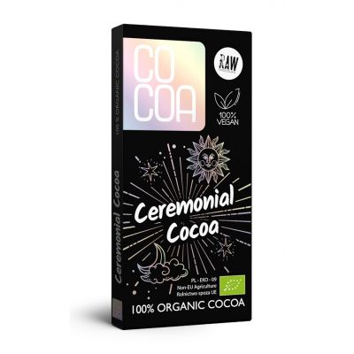 Kakao Ceremonialne (Tabliczka Gorzka 100%) BIO 50g Cocoa - 5902565215552.jpg