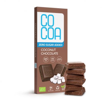 Czekolada Kokosowa bez Dodatku Cukrów BIO 40g Cocoa - 5902565216733.jpg