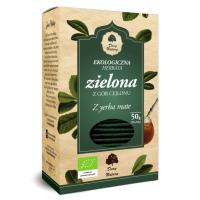 Herbata Zielona z Yerba Mate Eko 25x2g Dary Natury - 5902581617484.jpg