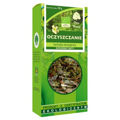 Herbatka Oczyszczanie EKO 50g Dary Natury - 5902581618351.jpg