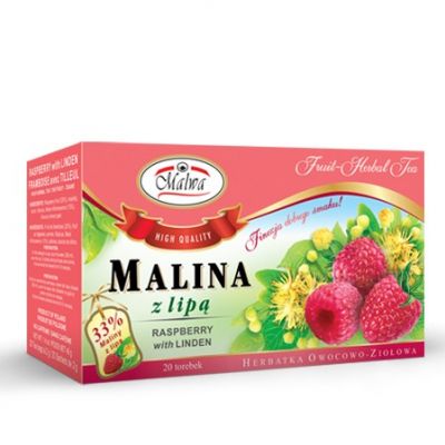 Herbata Malina z Lipą 20x2g Malwa  - 5902781002073.jpg