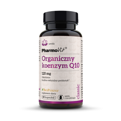Organiczny koenzym Q10 120mg 60kaps. Pharmovit - 5902811236508.jpg