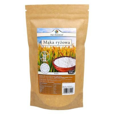 Mąka ryżowa biała bezglutenowa 500g Pięć Przemian - 5902837811024.jpg
