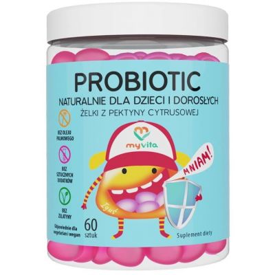 Żelki naturalne Probiotic 60szt MyVita - 5903021592637.jpg