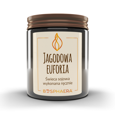 Świeca sojowa Jagodowa Euforia 190g Bosphaera - 5903175902030.jpg