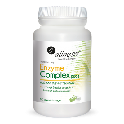 Enzyme Complex PRO 90 vege caps Aliness - 5903242580086.jpg