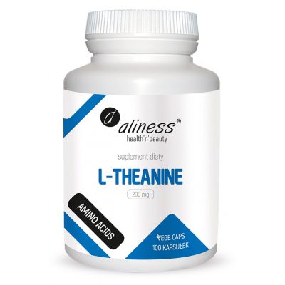 L-Theanine 200mg x 100vege caps. Aliness  - 5903242581045.jpg